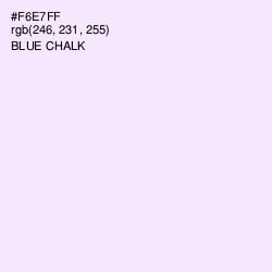#F6E7FF - Blue Chalk Color Image
